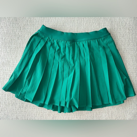 lululemon athletica Dresses & Skirts - lululemon athletica Green Pleated Skirt